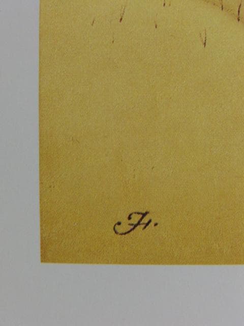 福井良之助、『雪景』、希少な画集より、新品高級額・額装付