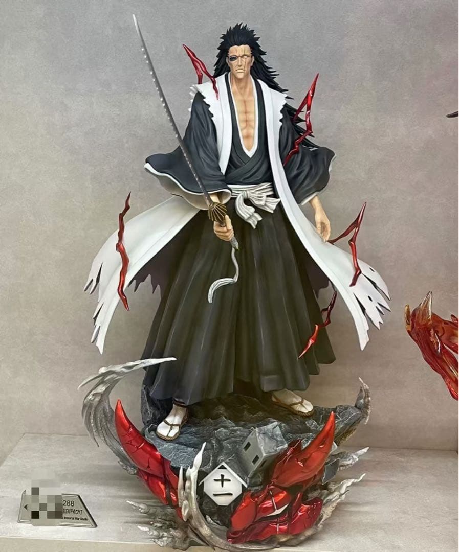 BLEACH 更木剣八 ガレージキット ガレキ スタチュー①③