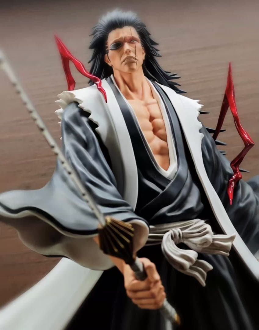 BLEACH 更木剣八 ガレージキット ガレキ スタチュー①③