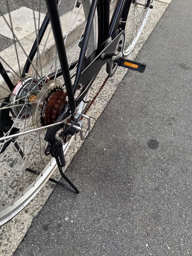 175 自転車 大阪市 【引取り限定】 美品 26インチ 変速付き