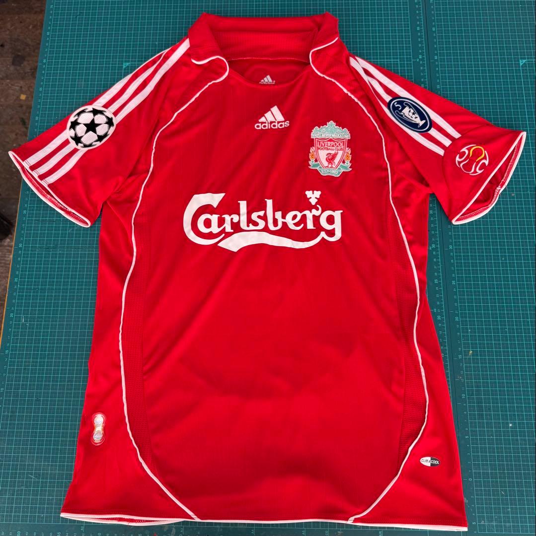 ま*ん様 リバプール 06/08 UCLユニフォーム ホーム ジェラード リヴァ