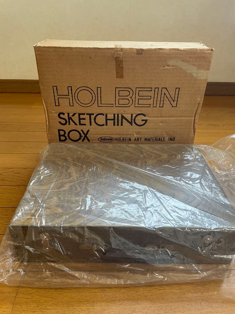 値下げ！新品HOLBEIN SKETCHING BOX 油絵具他画材全て未開封