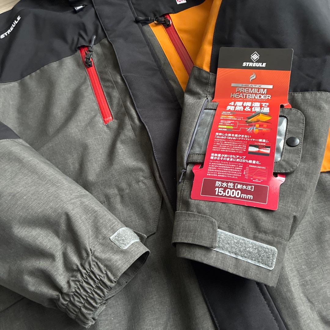 未使用 streule スキーウェア スノボードウェア ジャケット M インナ付
