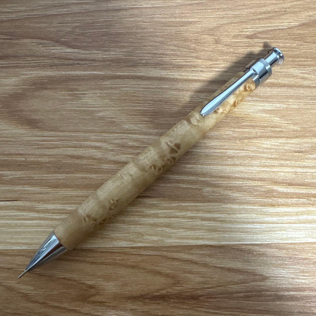 工房楔 ペンシル楔 バーズアイメープル 0.5mm 固定式口金付き