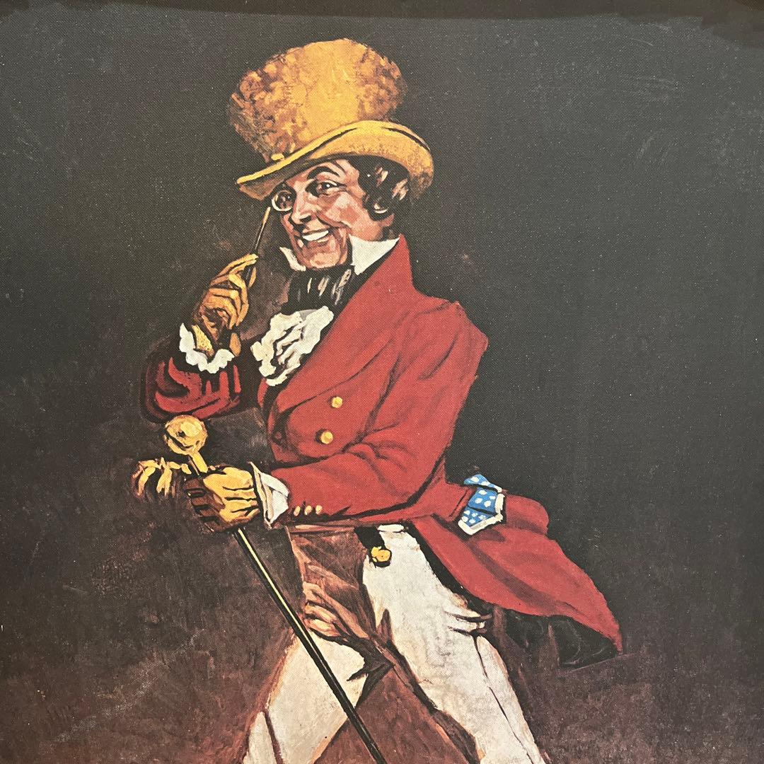 昭和レトロ　ジョニーウォーカー　絵画ポスター