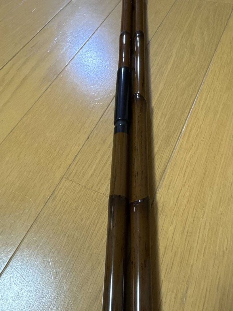 竿掛け二本物　カーボン製 収納ケース付き