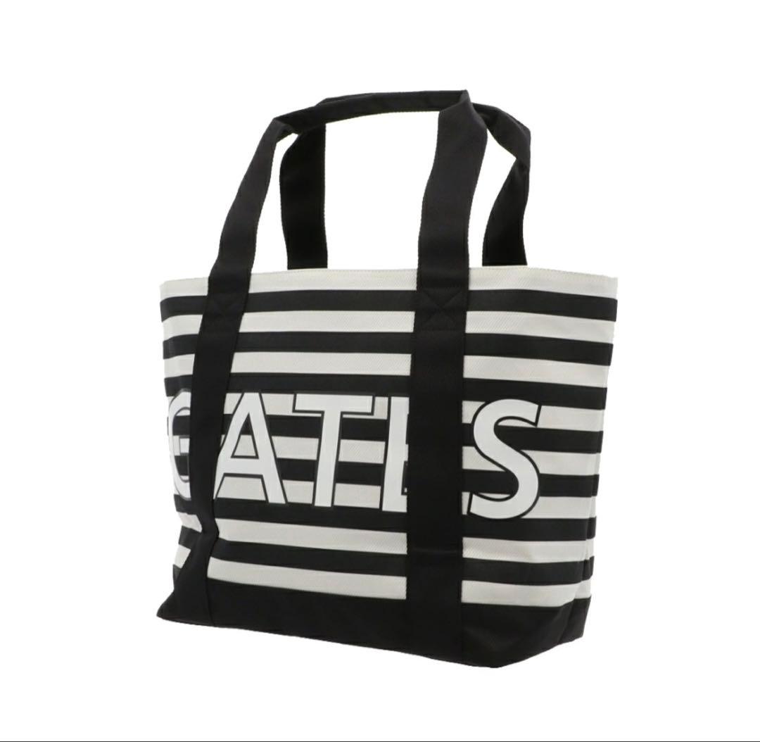 PEARLY GATES ストライプトートバッグ