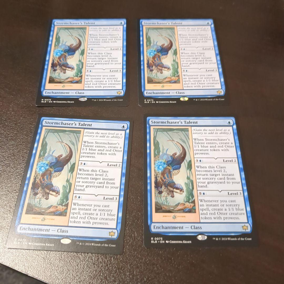 MTG 嵐追いの才能 英語版　4枚セット