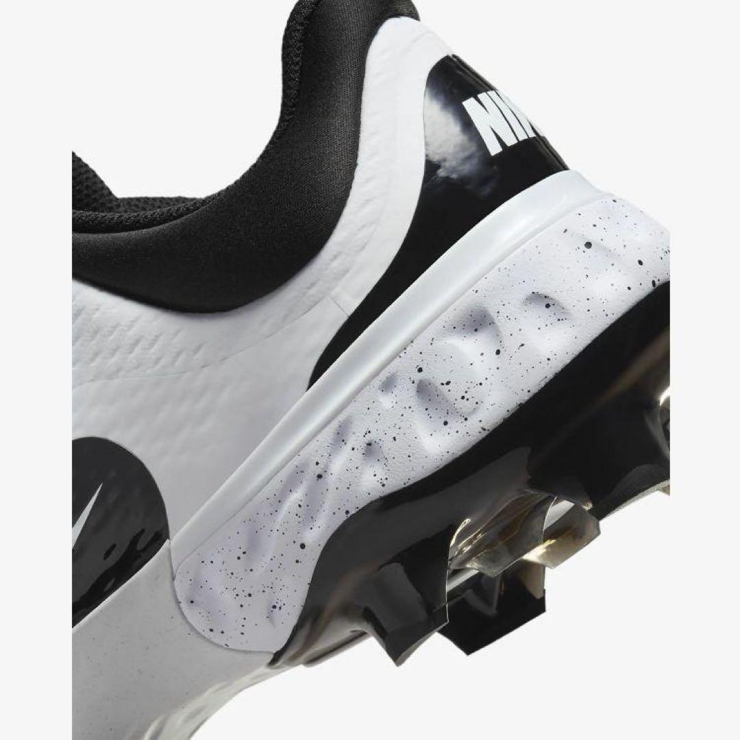 ナイキ アルファ ハラチ エリート 27.5 野球 スパイク 靴 シューズ 白b