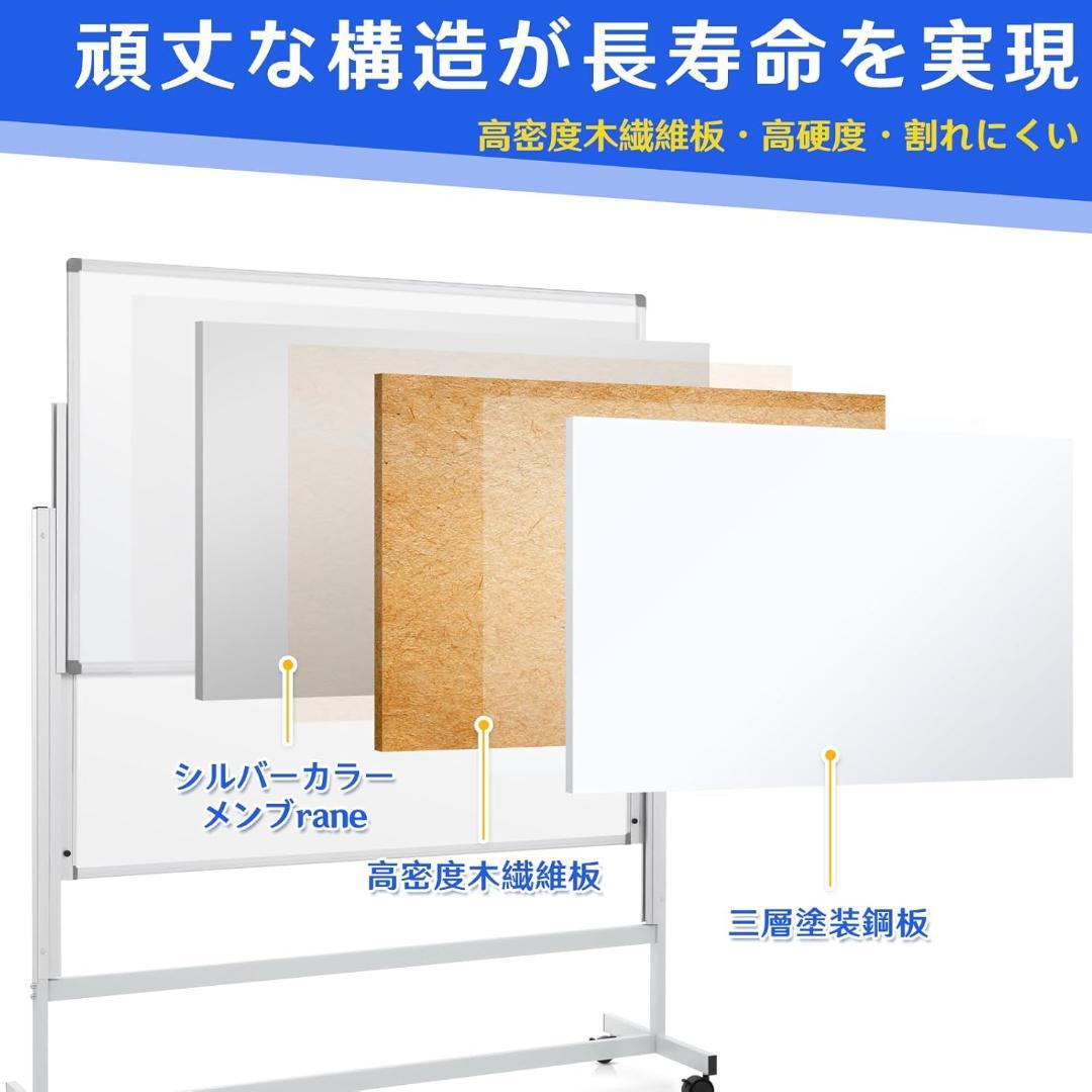 新品 Swansea ホワイトボード 4面 1200mm×760mm