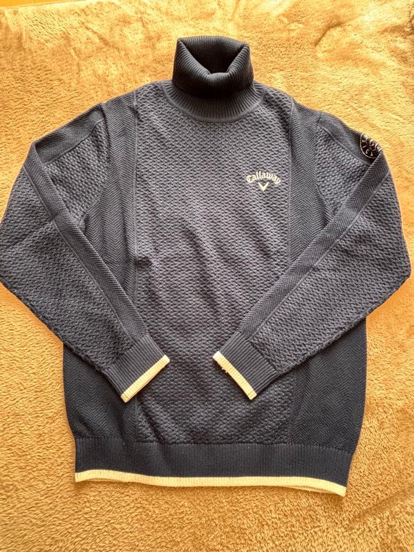 Callaway 赤 、ネイビータートルネック セーター２枚セット