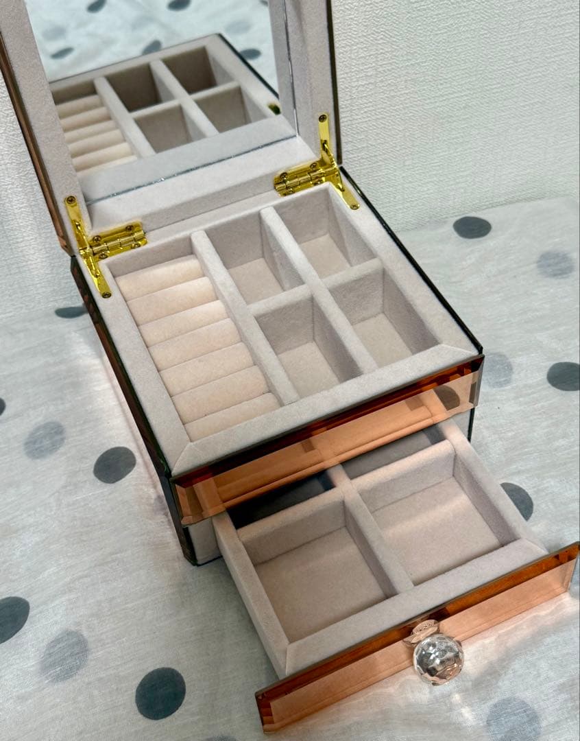 ミニーマウス パルパルーザ ファンダーランド ガラス ジュエリーボックス