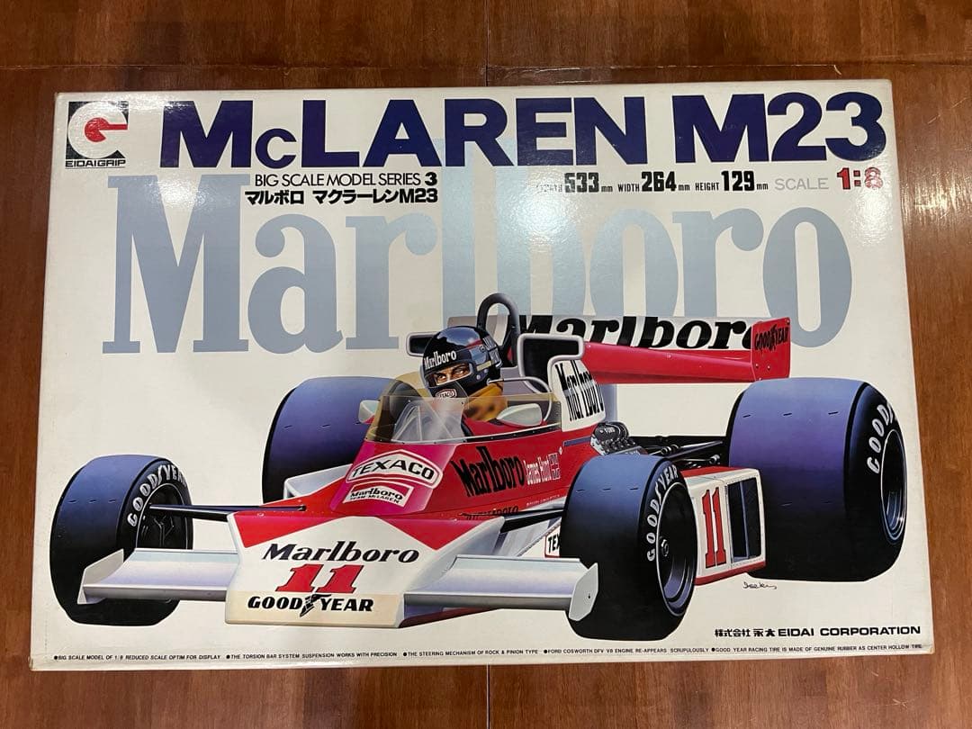 当時物　エイダイグリップ　マクラーレンm23 1/8スケール