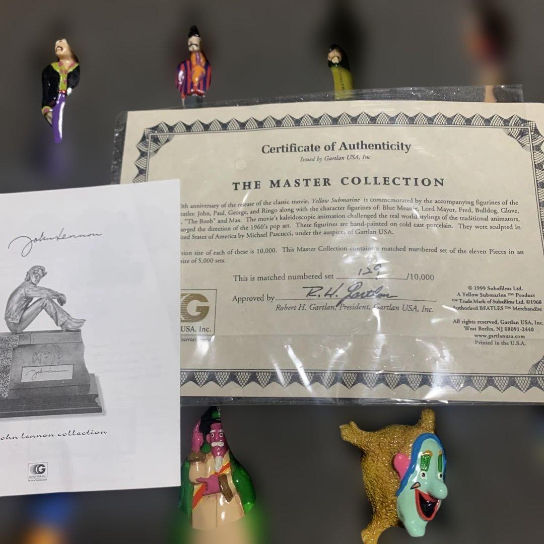 イエローサブマリン 陶器フィギュア 1999年製 ビートルズ 限定品