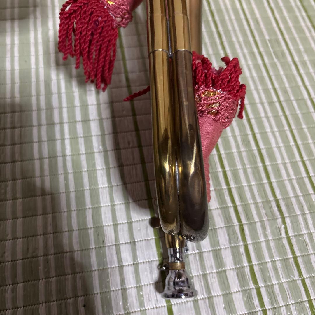 ビューグル　軍隊ラッパ　信号ラッパ　管楽器　ミリタリー　レトロ　アンティーク