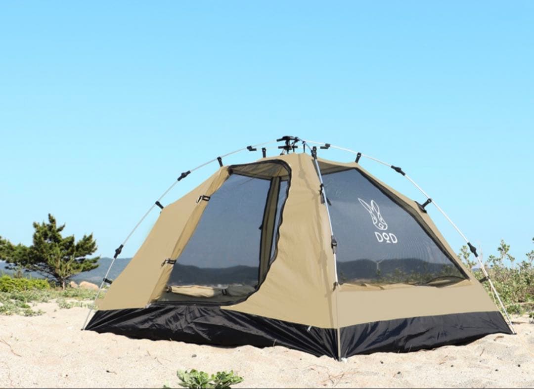 DOD ワンタッチカンガルーテントS タン