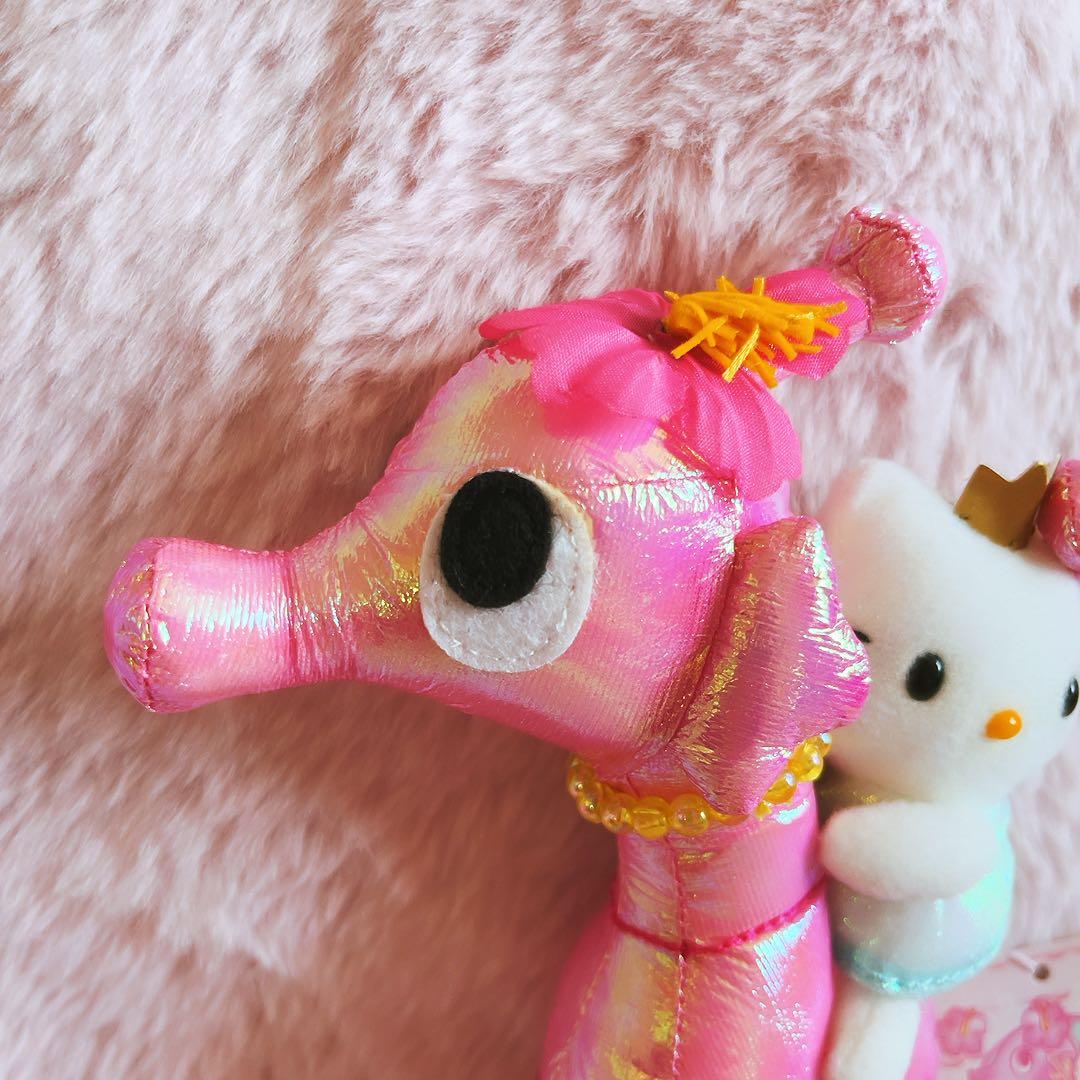 希少激レア　ハローキティ　タツノオトシゴ　ぬいぐるみ　2007 サンリオ　レトロ