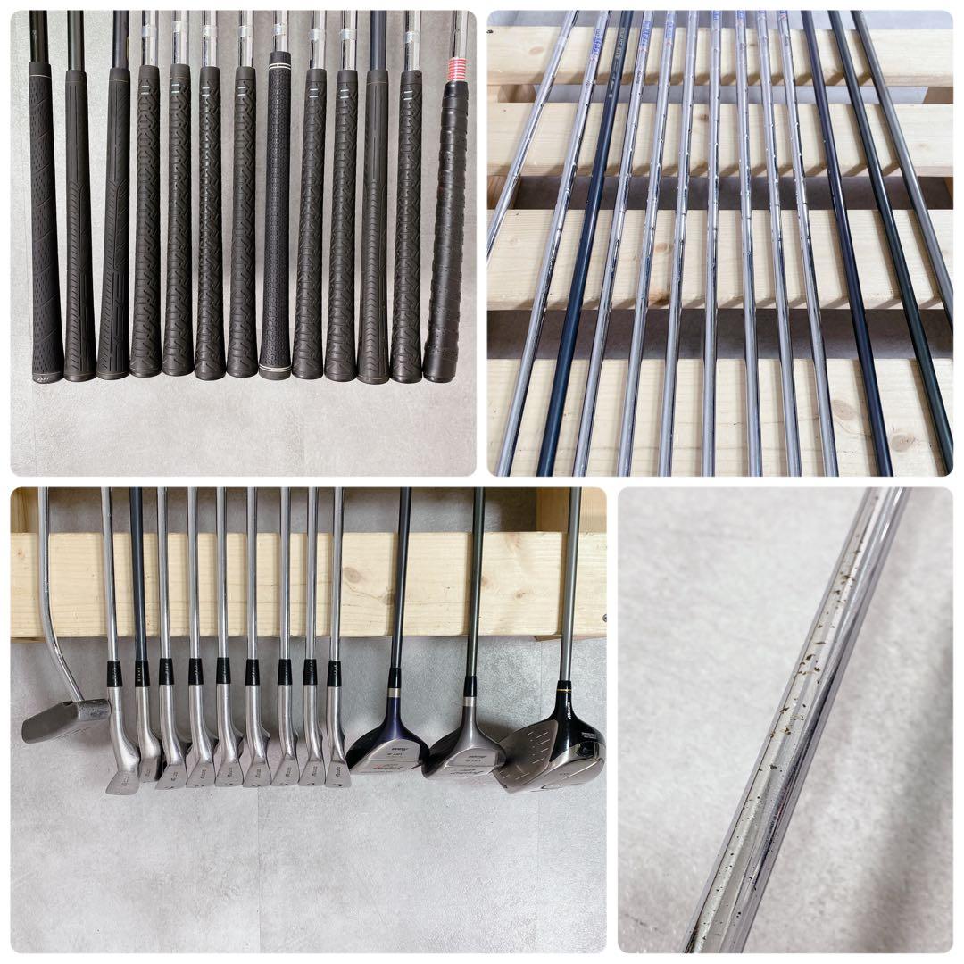 T109 ミズノ ゴルフクラブ メンズ フルセット 14点 フレックスR 初心者