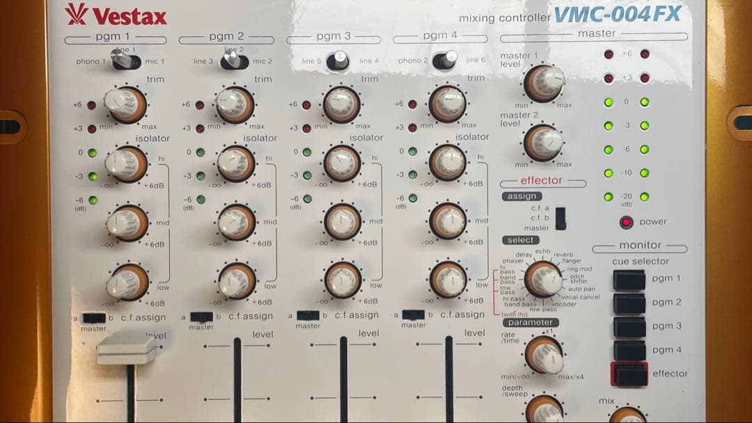 【音出確認済•希少】VESTAX VMC-004 FX/純正アダプター付