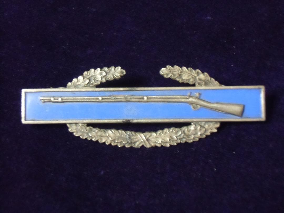 ★１９４３年＊アメリカ軍＊９２５銀製/ＳＴＥＲＬＩＮＧ＊ＣＩＢバッジ（実物）