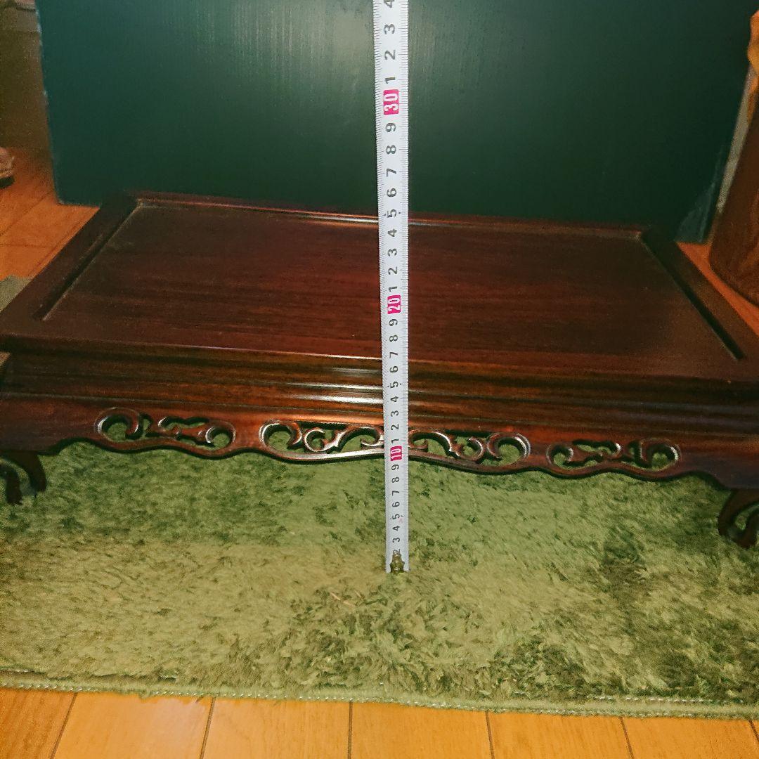 唐木紫壇、飾り花台