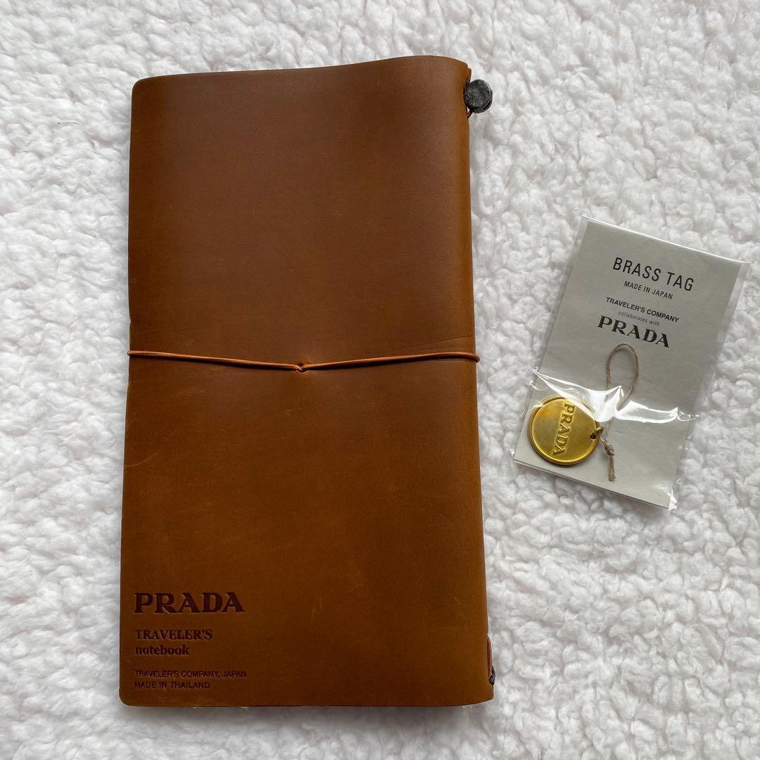 PRADA プラダ トラベラーズノート ブラスタグ