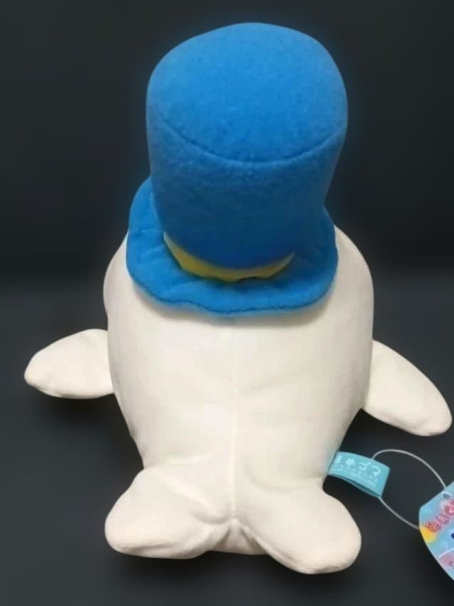 まめゴマ　ぬいぐるみ　まめゴマ日記　しろゴマ　シルクハット ステッキ持ち