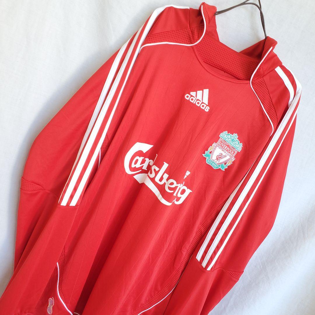 希少 アディダス リバプール ユニフォーム 長袖 リヴァプール ユニフォーム 赤