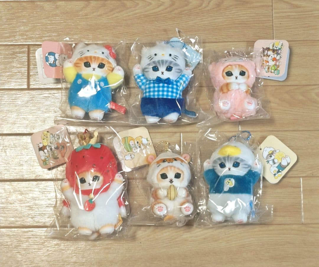 新品 モフサンド サンリオ マスコット ぬいぐるみ ぢゅの mofusand