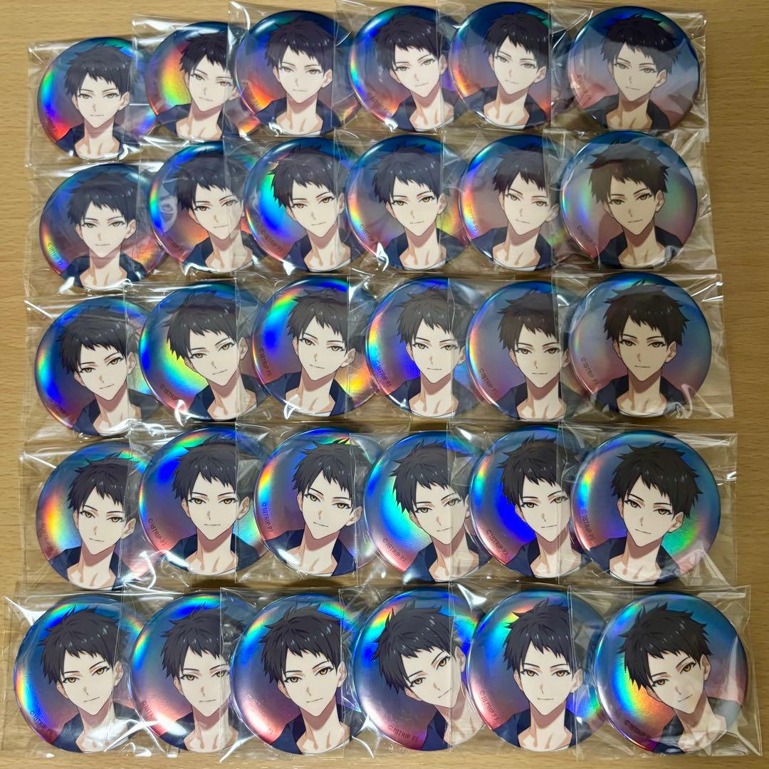 木ノ内太緒 オーロラ缶バッジ 30個