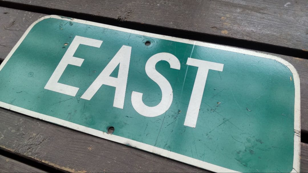 ロードサイン アメリカ製 USA 標識 本物 当時物 ヴィンテージ