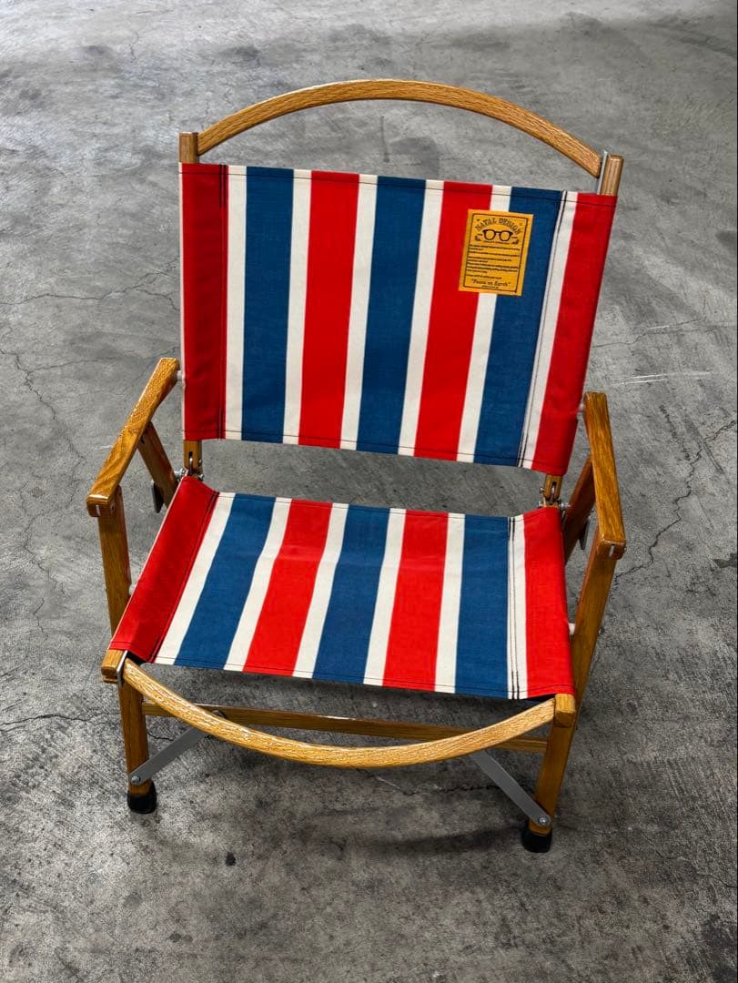 ネイタルデザイン　カーミットチェア　レトロストライプ　シートのみ