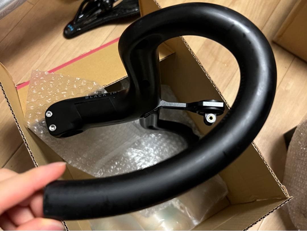 一体型カーボンハンドル ブラックインク※