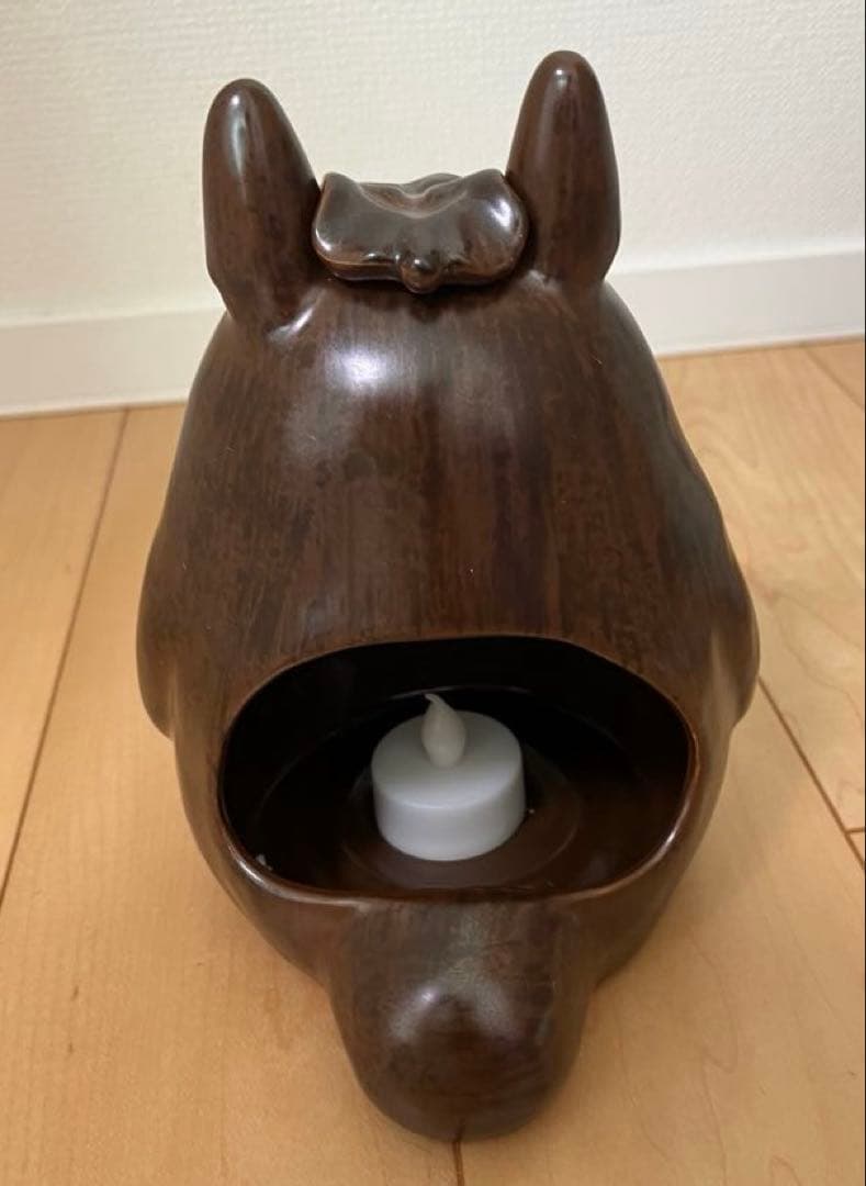 【新品】となりのトトロ　お香ポット　陶器製