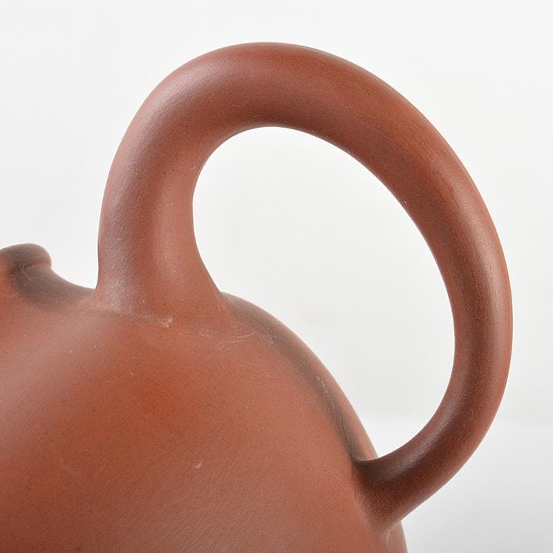 中国　紫砂　朱泥　急須　茶壷　在銘　V　R5672