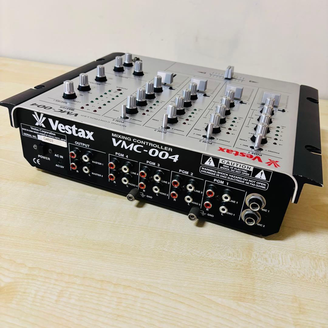 【ジャンク品】Vestax VMC-004 DJミキサー　通電確認済　※本体のみ