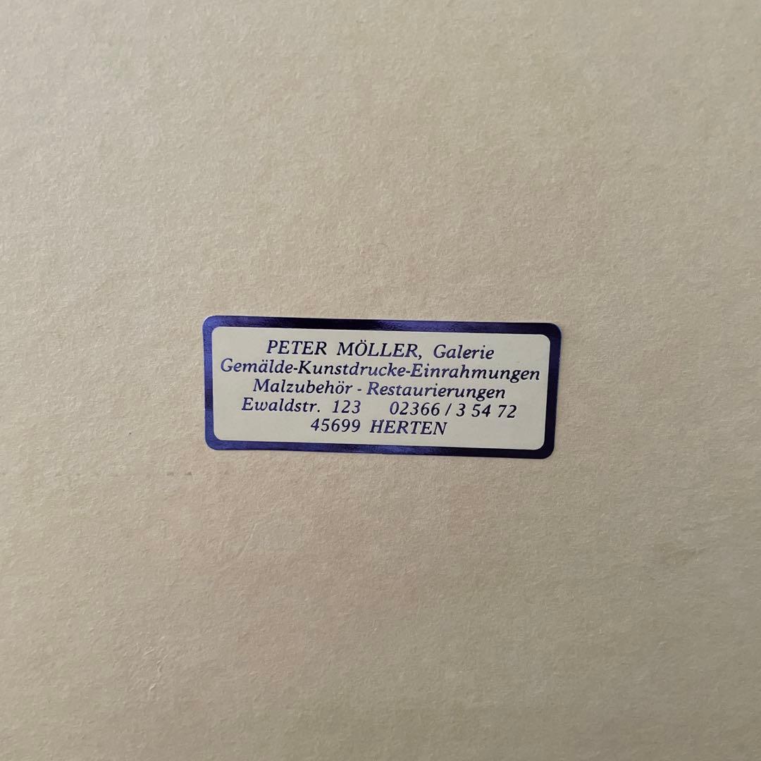 ヴィンテージ キリストの磔刑 モノクロリトグラフ アートフレーム