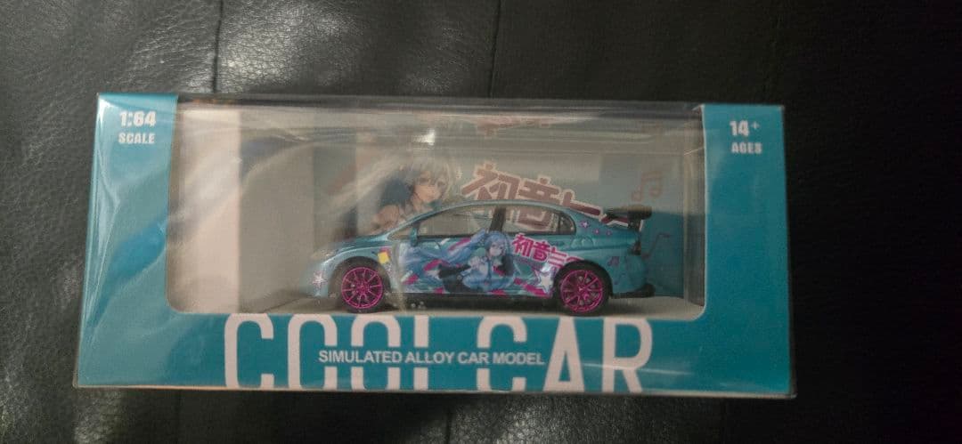1/64 COOLCAR GT-R + CIVIC 初音ミクフィギュア付き