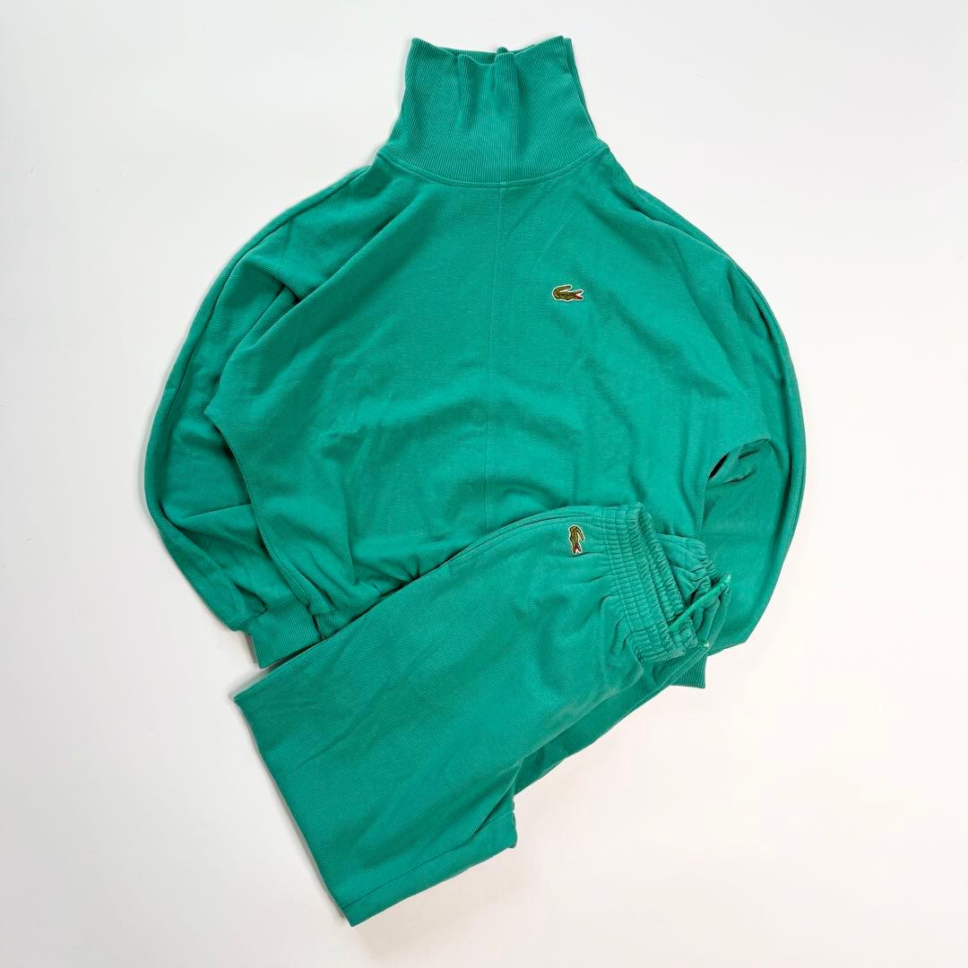 ラコステ 70s ティファニーブルー フランス製 トラックパンツ C442