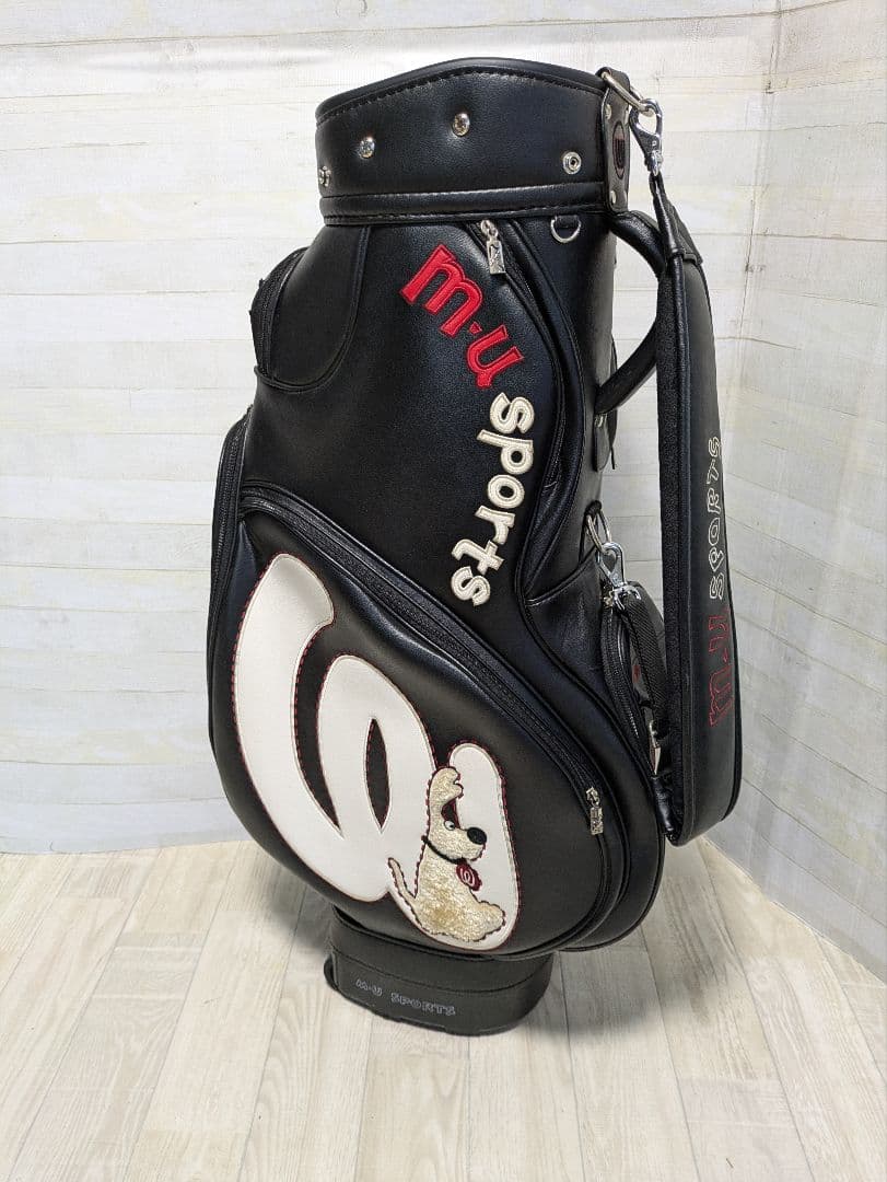 MU ミエコ ウエサコキャディバッグ キャスター付き　ゴルフバッグ