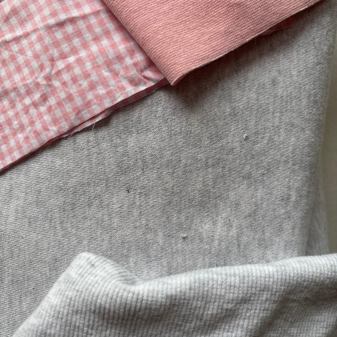 伸びるボーダー裏毛