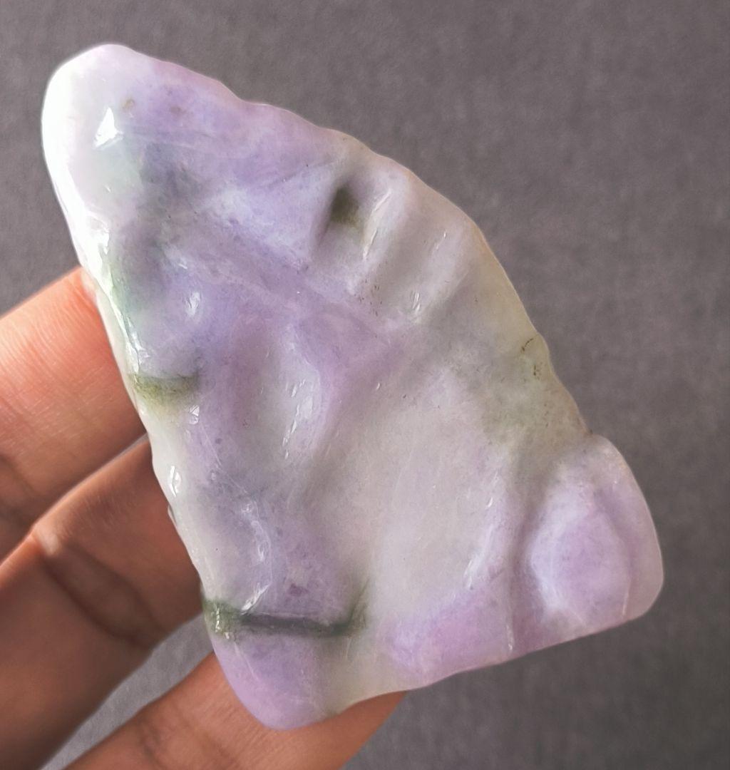 ミャンマー産ラベンダー本翡翠のルース③