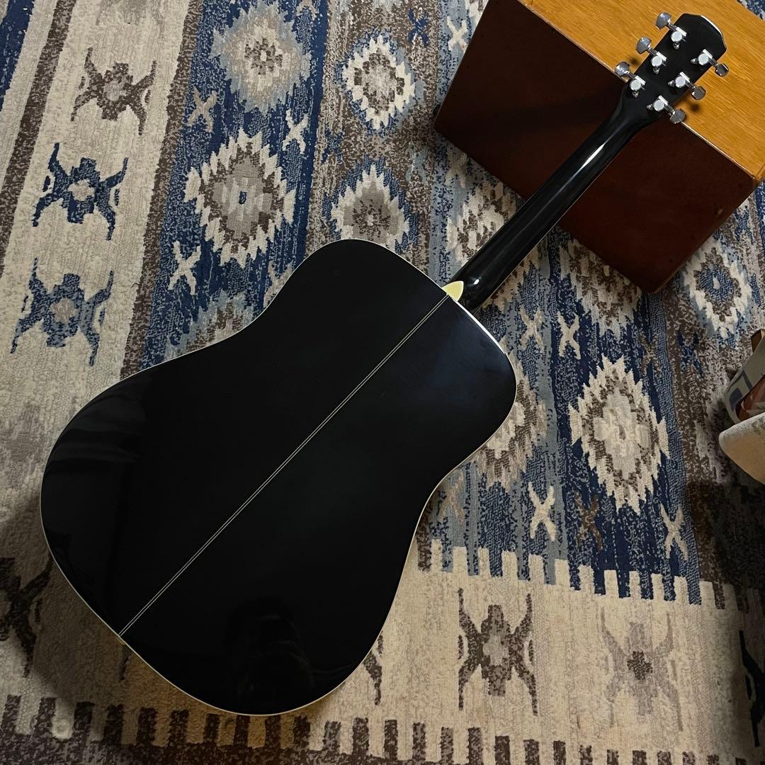 Morris M-12II BLK スプルース トップ単板 ケース&セット付き