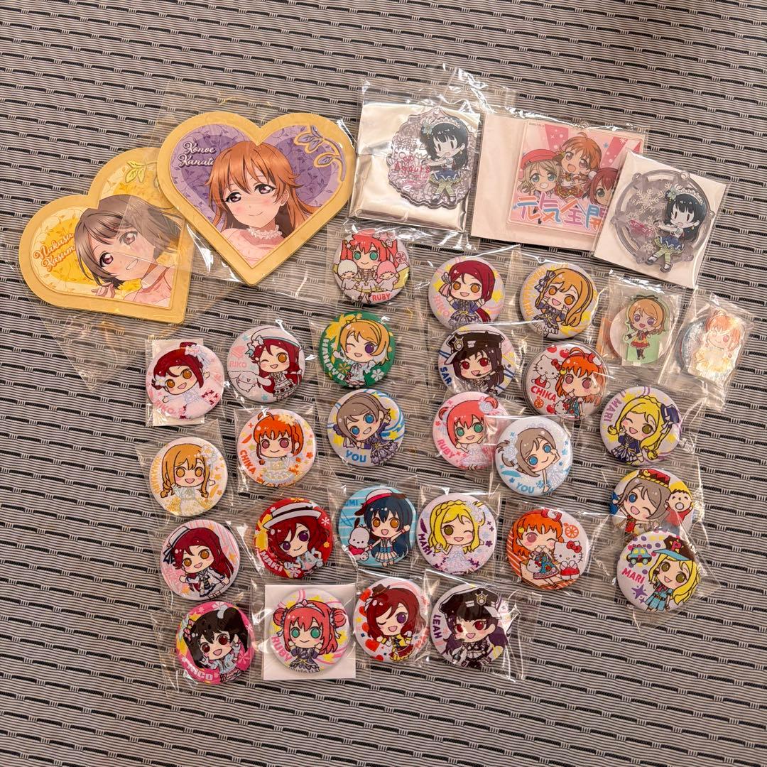 ラブライブ 缶バッジグッズセット