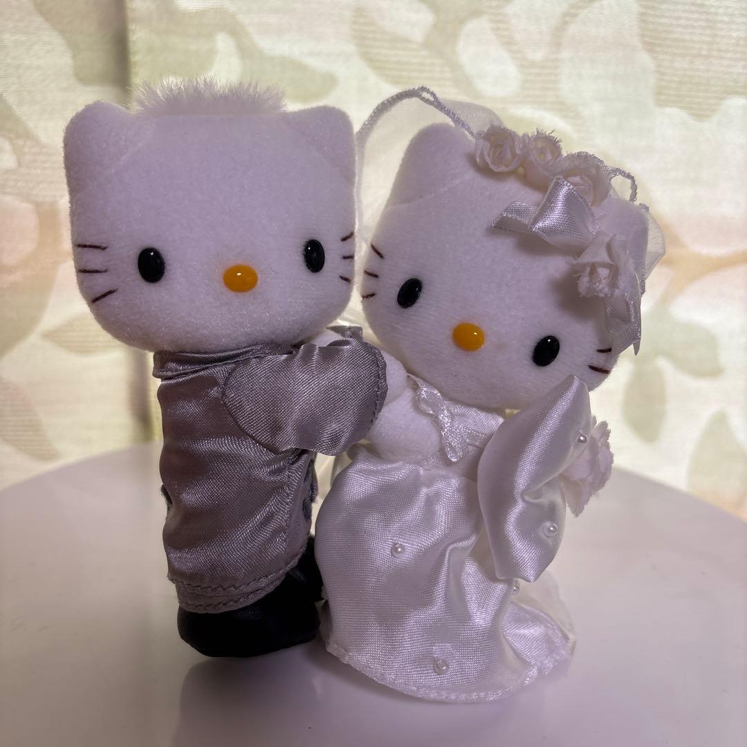 希少★サンリオ　ハローキティ ダニエル　ウェディング　ぬいぐるみ 結婚