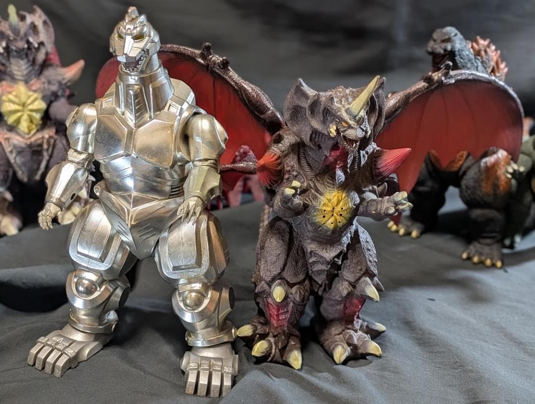 平成VSシリーズ　バーニングゴジラ・デストロイア他（バンダイ）４体セット＋２