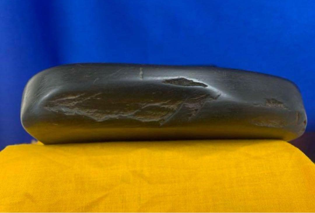 【希少品】清時代　中国古美術 文房具 古歙州金星龍頭硯