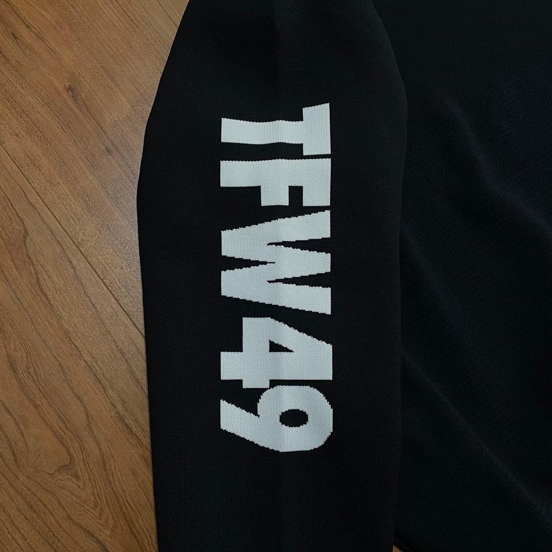 TFW49 ラウンドネック ニット　ブラック　M ゴルフ　セーター