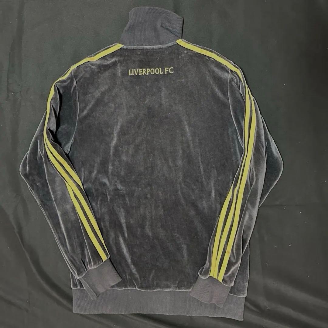 【激レア・超人気】adidas リバプールFC ベロアジャケットグレー