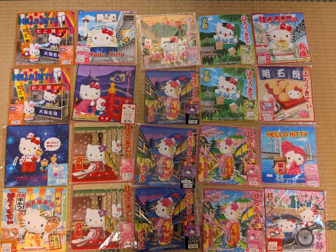 ご当地キティ　ナースキティ　ミニタオル 　企業コラボ　JRA　献血　大量約376